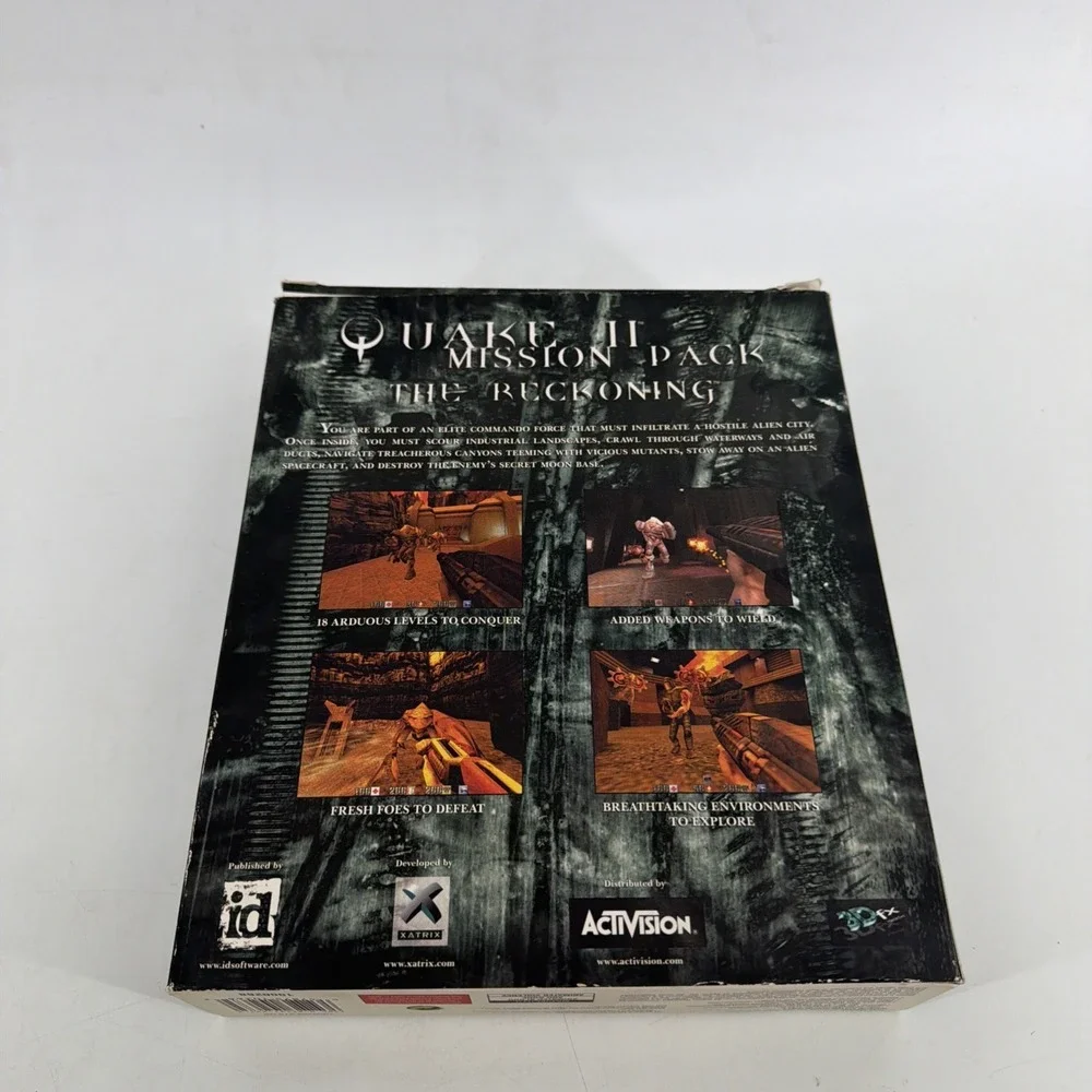 Quake 2 Mission Pack: The Reckoning PC. Original Big Box. Complete